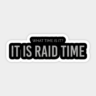 MMO Raid Time Sticker